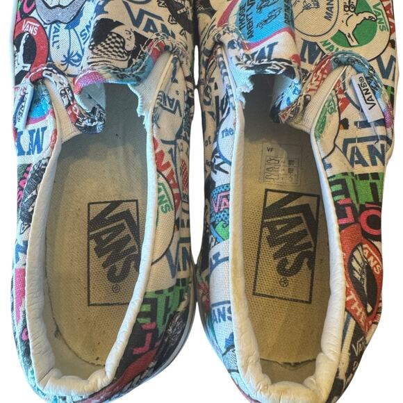 Vans Classic SlipOn Sticker Mash Up Size 7 M / 8.5 W Multicolor VN0A38F7VFV - Picture 8 of 9